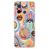 Senada Xiaomi Redmi 12C ile Uyumlu Kılıf Resimli Desenli Silikon Siluet