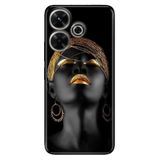 Senada Xiaomi Redmi 13 4G İle Uyumlu Kılıf Uv-Color Telefon İle Uyumlu Kılıfı Afrikalı Kız