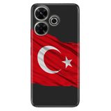 Senada Xiaomi Redmi 13 4G İle Uyumlu Kılıf Uv-Color Telefon İle Uyumlu Kılıfı Al Bayrak