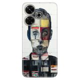 Senada Xiaomi Redmi 13 4G İle Uyumlu Kılıf Uv-Color Telefon İle Uyumlu Kılıfı Art Collage