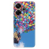 Senada Xiaomi Redmi 13 4G İle Uyumlu Kılıf Uv-Color Telefon İle Uyumlu Kılıfı Balonlu Ev