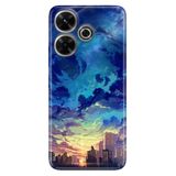 Senada Xiaomi Redmi 13 4G İle Uyumlu Kılıf Uv-Color Telefon İle Uyumlu Kılıfı Cloud City