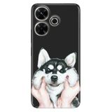 Senada Xiaomi Redmi 13 4G İle Uyumlu Kılıf Uv-Color Telefon İle Uyumlu Kılıfı Dostum Husky