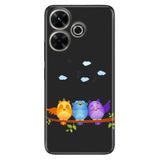 Senada Xiaomi Redmi 13 4G İle Uyumlu Kılıf Uv-Color Telefon İle Uyumlu Kılıfı Kuşlar