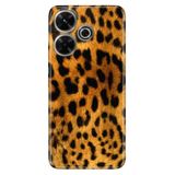 Senada Xiaomi Redmi 13 4G İle Uyumlu Kılıf Uv-Color Telefon İle Uyumlu Kılıfı Leopar Kürk