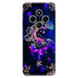 Senada Xiaomi Redmi 14C 6.88" İle Uyumlu Kılıf Telefon İle Uyumlu Kılıfı Baskılı Ayyıldız Neon Mandala