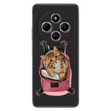Senada Xiaomi Redmi 14C 6.88" İle Uyumlu Kılıf Telefon İle Uyumlu Kılıfı Baskılı Kedi Tatilde