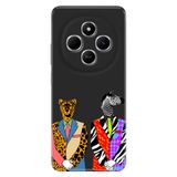 Senada Xiaomi Redmi 14C 6.88" İle Uyumlu Kılıf Telefon İle Uyumlu Kılıfı Baskılı Zebra Kaplan Retro