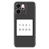 Senada Xiaomi Redmi 15 6.9" Kapak ile Uyumlu Kılıf Dekoratif Silikon Baskılı Kapak Feel Good