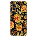Senada Xiaomi Redmi 15 6.9" Kapak ile Uyumlu Kılıf Dekoratif Silikon Baskılı Kapak Khokhloma