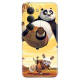 Senada Xiaomi Redmi 15 6.9" Kapak ile Uyumlu Kılıf Dekoratif Silikon Baskılı Kapak Kungfu Panda