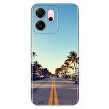 Senada Xiaomi Redmi 15 6.9" Kapak ile Uyumlu Kılıf Dekoratif Silikon Baskılı Kapak Miami Sunset