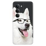 Senada Xiaomi Redmi 15 6.9" Kapak ile Uyumlu Kılıf Dekoratif Silikon Baskılı Kapak Prof Dog