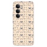 Senada Xiaomi Redmi 15 6.9" Kapak ile Uyumlu Kılıf Dekoratif Silikon Baskılı Kapak Pug