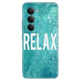 Senada Xiaomi Redmi 15 6.9" Kapak ile Uyumlu Kılıf Dekoratif Silikon Baskılı Kapak Relax Mermer