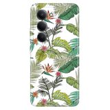 Senada Xiaomi Redmi 15 6.9" Kapak ile Uyumlu Kılıf Dekoratif Silikon Baskılı Kapak Tropical