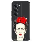 Senada Xiaomi Redmi 15 6.9" Kapak ile Uyumlu Kılıf Dekoratif Silikon Baskılı Kapak XFridaX