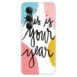 Senada Xiaomi Redmi 15 6.9" Kapak ile Uyumlu Kılıf Dekoratif Silikon Baskılı Kapak Your Year