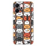 Senada Xiaomi Redmi 15 6.9" Kapak ile Uyumlu Kılıf Renkli Silikon Baskılı TPU Nankör Kedi