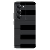 Senada Xiaomi Redmi 15 6.9" Kapak ile Uyumlu Kılıf Renkli Silikon Baskılı TPU Piyano