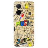 Senada Xiaomi Redmi A5 İle Uyumlu Kılıf Dekoratif Silikon Baskılı Kapak 80'S Music