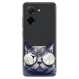 Senada Xiaomi Redmi A5 İle Uyumlu Kılıf Dekoratif Silikon Baskılı Kapak Cix Kedi