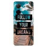Senada Xiaomi Redmi A5 İle Uyumlu Kılıf Dekoratif Silikon Baskılı Kapak Follow Your Dreams