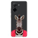 Senada Xiaomi Redmi A5 İle Uyumlu Kılıf Dekoratif Silikon Baskılı Kapak Şirin Zebra