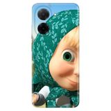 Senada Xiaomi Redmi A5 İle Uyumlu Kılıf Dekoratif Silikon Baskılı Kapak Türban