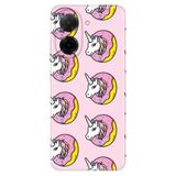Senada Xiaomi Redmi A5 İle Uyumlu Kılıf Dekoratif Silikon Baskılı Kapak Unicorn Donut