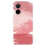 Senada Xiaomi Redmi A5 İle Uyumlu Kılıf Dekoratif Silikon Baskılı Kapak You Are Strong