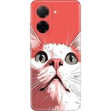 Senada Xiaomi Redmi A5 Kılıf Desenli Baskılı Tpu Rubber Kapak Beyaz Kedi - 001-Renkli