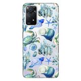 Senada Xiaomi Redmi Note 11 Pro 5G İle Uyumlu Kılıf 0.4Mm Lazer Kesim Silikon Mavi Dünya