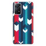 Senada Xiaomi Redmi Note 11 Pro 5G İle Uyumlu Kılıf 0.4Mm Lazer Kesim Silikon Mavi Şerit