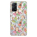 Senada Xiaomi Redmi Note 11 Pro 5G Uyumlu İle Uyumlu Kılıf 0.4Mm Lazer Kesim Silikon Çizgi Melek