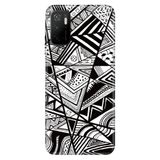 Senada Xiaomi Redmi Note 11 Se İle Uyumlu Kılıf Silikon Desenli Resimli Kapak Siyah/Beyaz