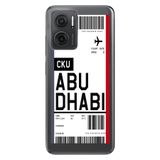 Senada Xiaomi Redmi Note 11E İle Uyumlu Kılıf 0.4Mm Silikon Desenli Abu Dhabi Uçak Bileti