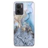 Senada Xiaomi Redmi Note 11E İle Uyumlu Kılıf 0.4Mm Silikon Desenli Antic Marble