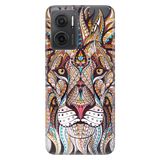 Senada Xiaomi Redmi Note 11E İle Uyumlu Kılıf 0.4Mm Silikon Desenli Aslan Mandala