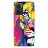 Senada Xiaomi Redmi Note 11E İle Uyumlu Kılıf 0.4Mm Silikon Desenli Aslan Sanat