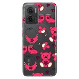 Senada Xiaomi Redmi Note 11E İle Uyumlu Kılıf 0.4Mm Silikon Desenli Ayıcıklar