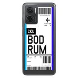 Senada Xiaomi Redmi Note 11E İle Uyumlu Kılıf 0.4Mm Silikon Desenli Bodrum Uçak Bileti