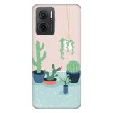 Senada Xiaomi Redmi Note 11E İle Uyumlu Kılıf 0.4Mm Silikon Desenli Cactus Co