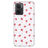 Senada Xiaomi Redmi Note 11E İle Uyumlu Kılıf 0.4Mm Silikon Desenli Çilek