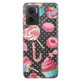 Senada Xiaomi Redmi Note 11E İle Uyumlu Kılıf 0.4Mm Silikon Desenli Cupcake Donut