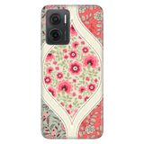 Senada Xiaomi Redmi Note 11E İle Uyumlu Kılıf 0.4Mm Silikon Desenli Dantel Çiçek