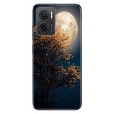 Senada Xiaomi Redmi Note 11E İle Uyumlu Kılıf 0.4Mm Silikon Desenli Dolunay