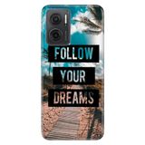 Senada Xiaomi Redmi Note 11E İle Uyumlu Kılıf 0.4Mm Silikon Desenli Follow Your Dreams