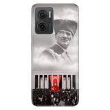 Senada Xiaomi Redmi Note 11E İle Uyumlu Kılıf 0.4Mm Silikon Desenli Gazi Mustafa