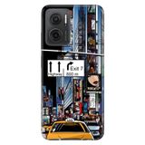 Senada Xiaomi Redmi Note 11E İle Uyumlu Kılıf 0.4Mm Silikon Desenli Gece New York